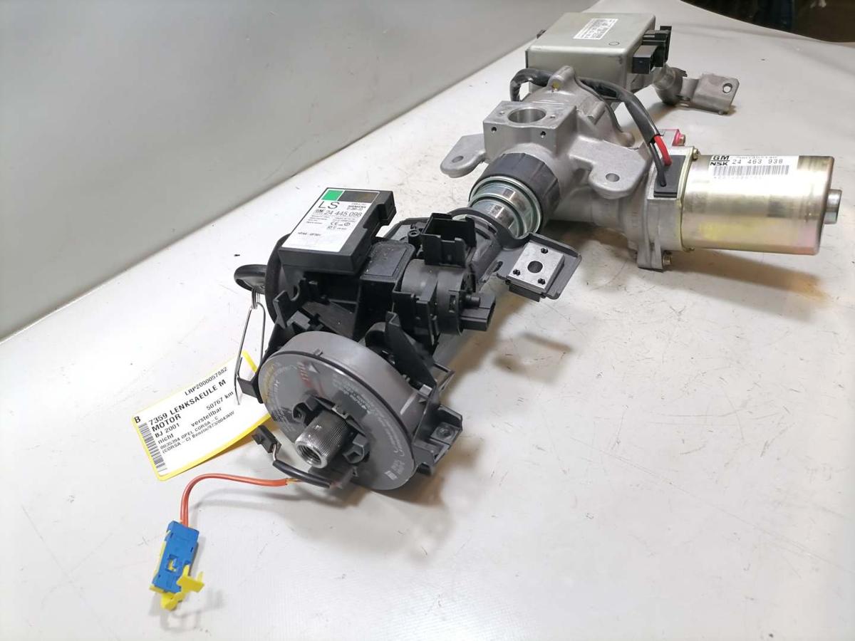 Opel Corsa C original Lenks&auml;ule komplett mit Servomotor nicht verstellbar BJ01